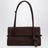 Borsa a spalla Turismo marrone in suede