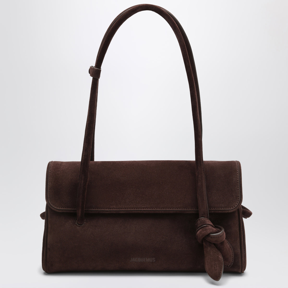 Borsa a spalla Turismo marrone in suede