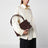 Borsa a spalla Turismo marrone in suede