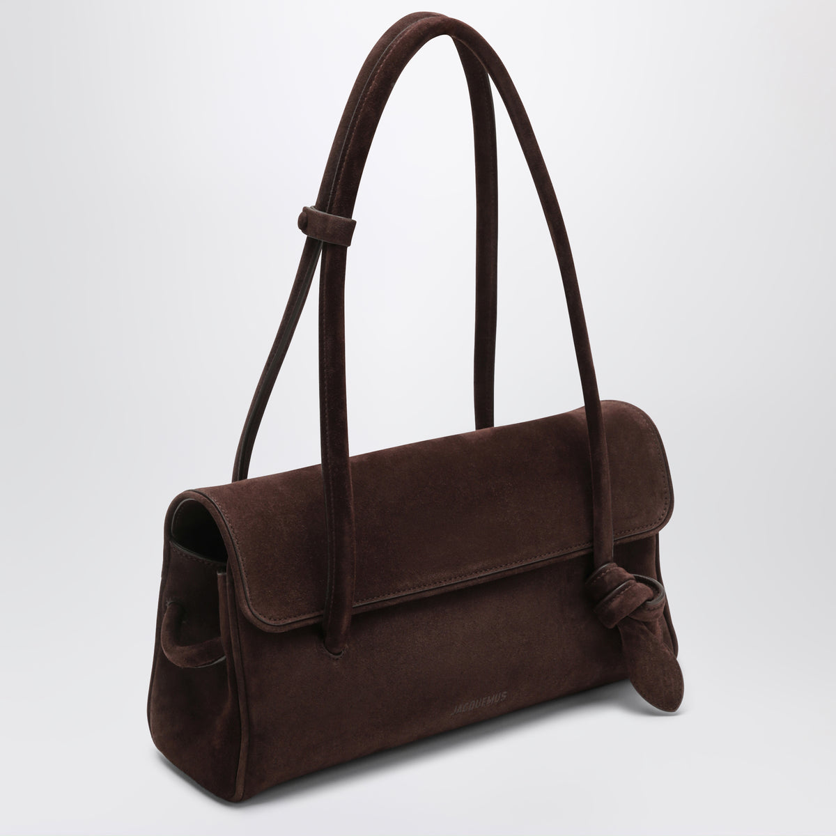 Borsa a spalla Turismo marrone in suede