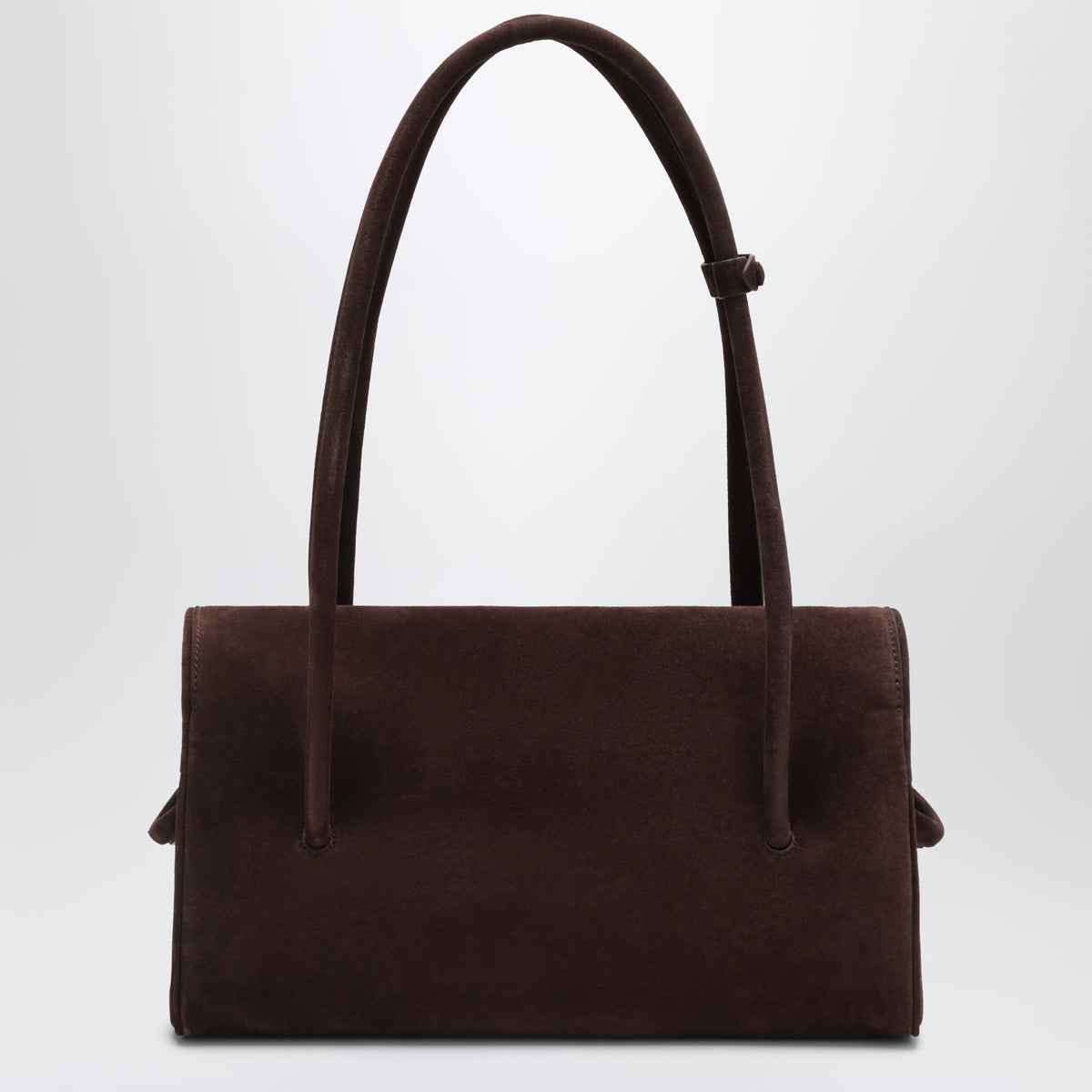 Borsa a spalla Turismo marrone in suede