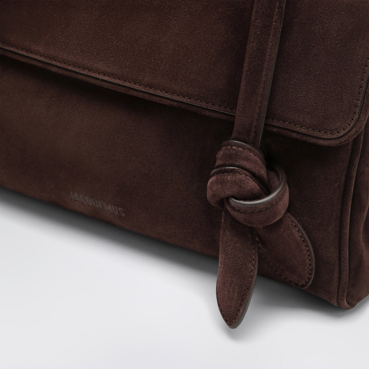 Borsa a spalla Turismo marrone in suede