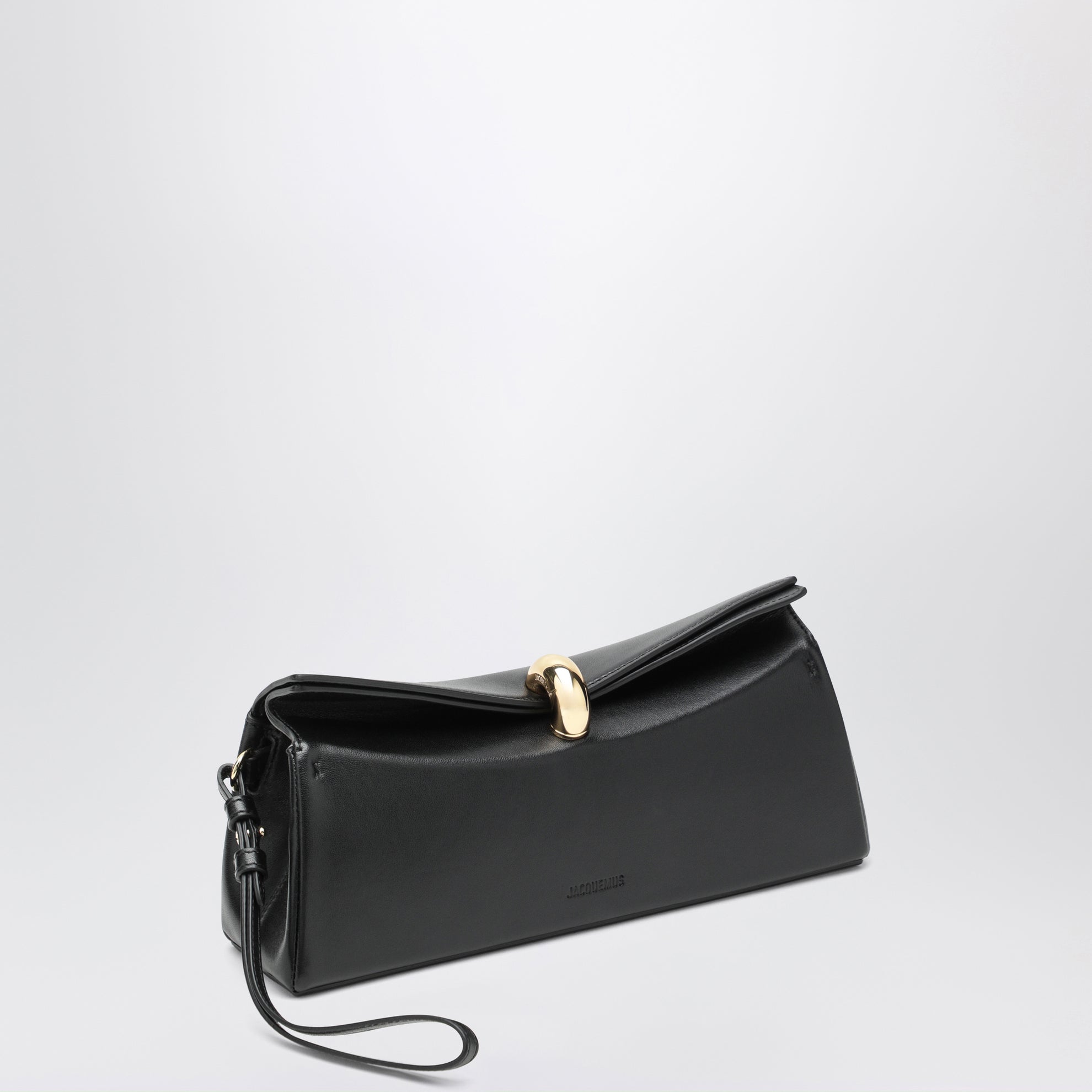Valérie Clutch aus schwarzem Leder