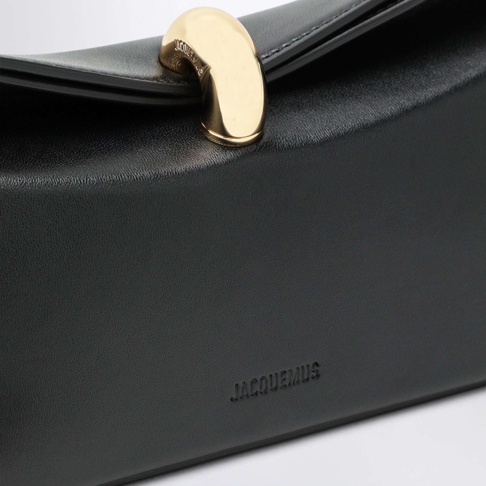 Valérie Clutch aus schwarzem Leder