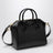 Borsa Antigona piccola nera in pelle