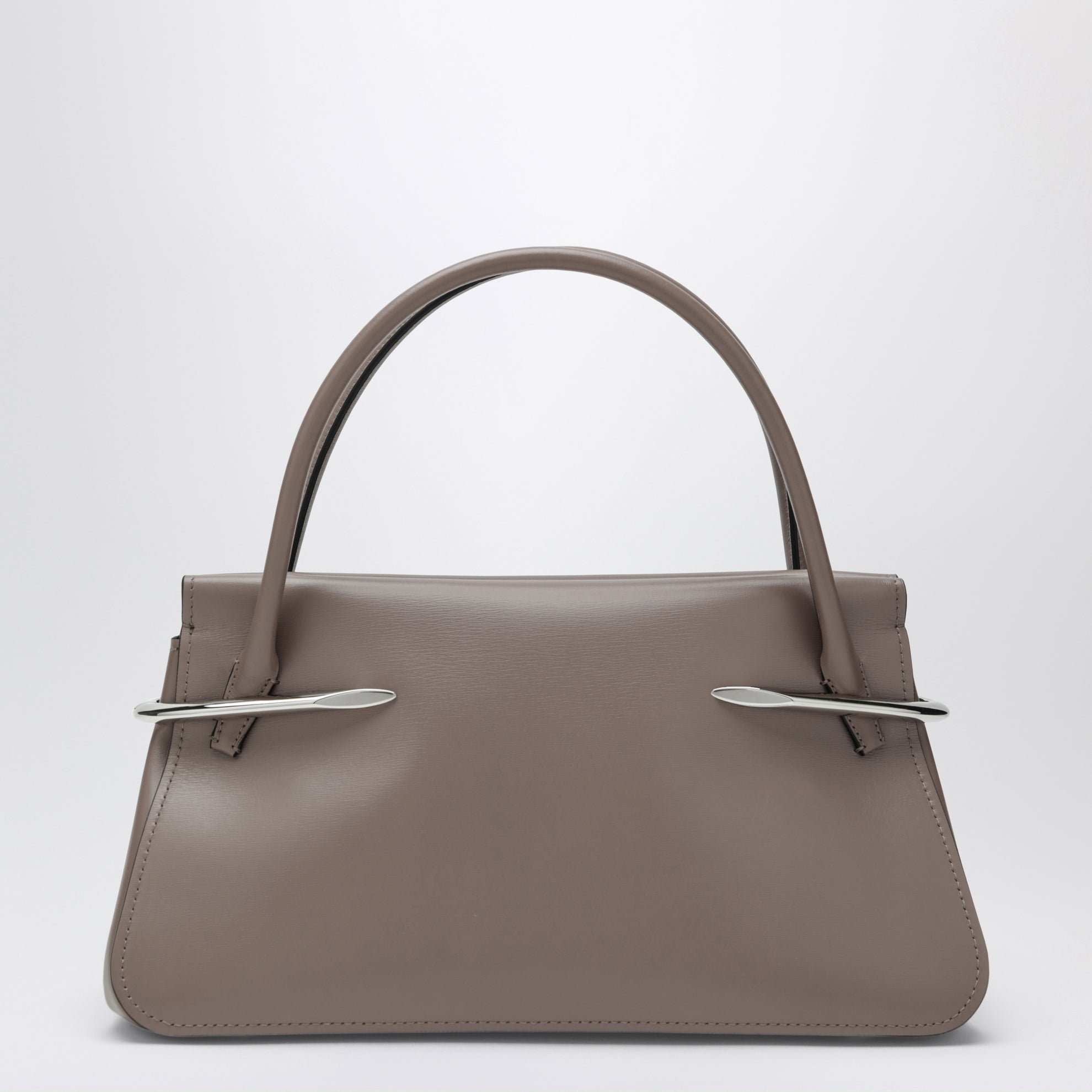 Pinch medium bag in taupe leather