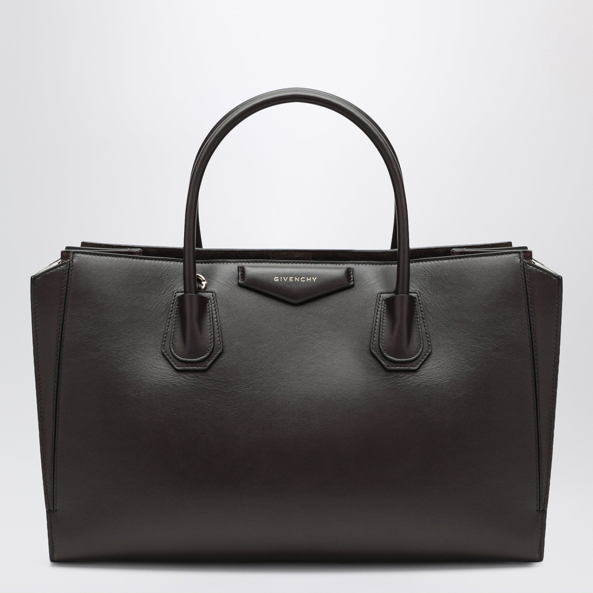 Sac Antigona Catchall en cuir marron moyen