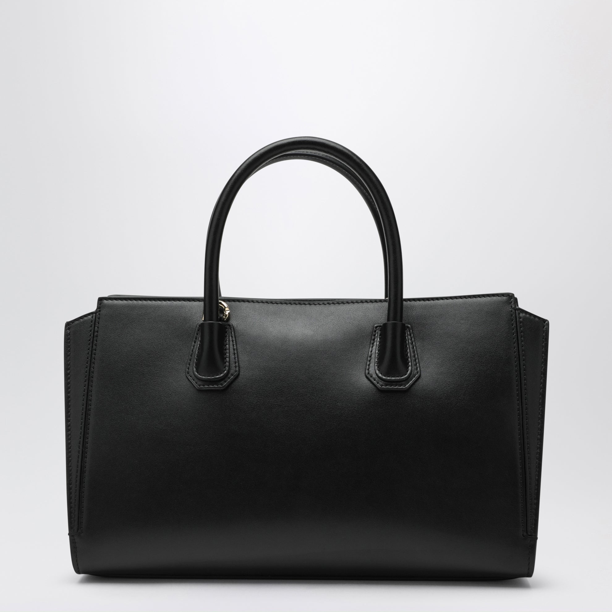 Borsa Antigona Catchall nera in pelle