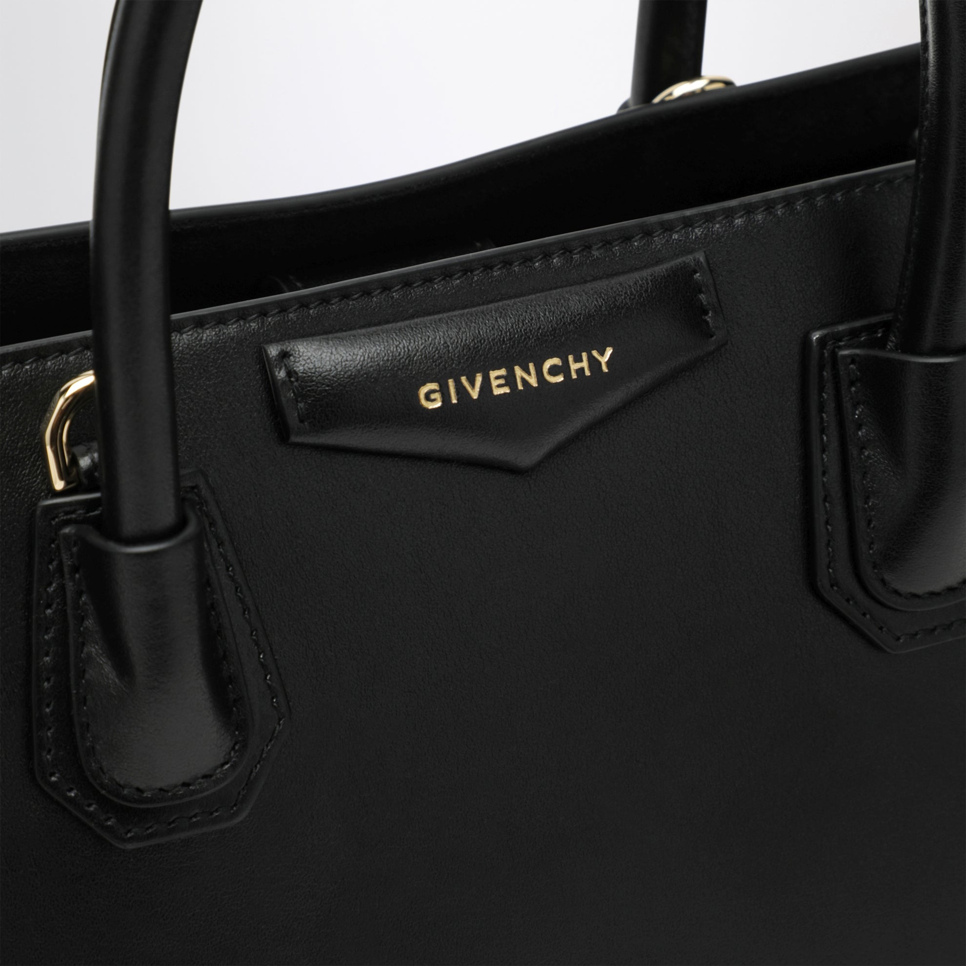 Borsa Antigona Catchall nera in pelle
