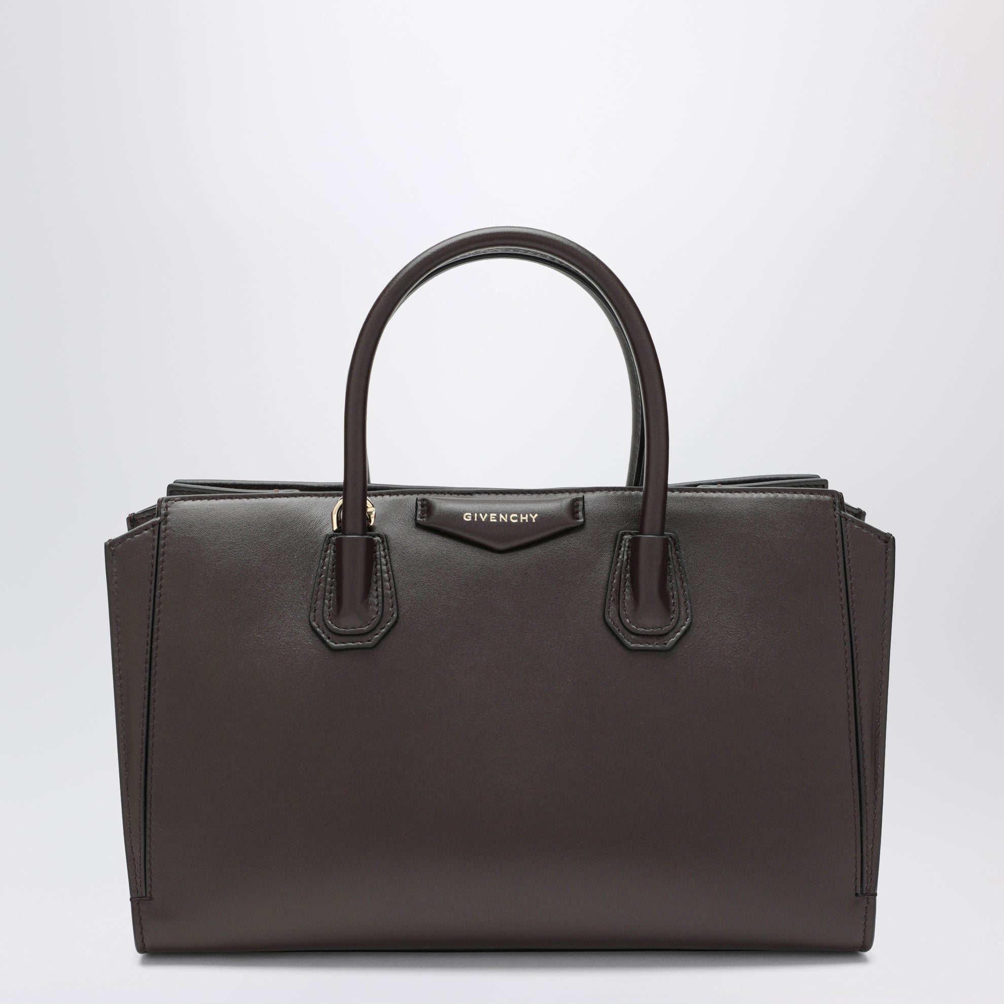 Borsa Antigona Catchall marrone in pelle