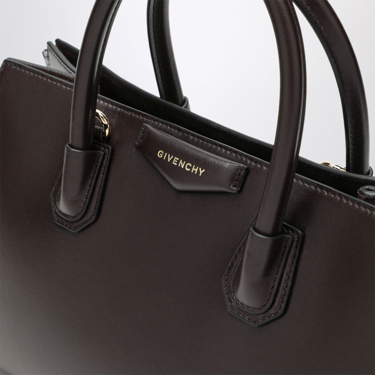 Borsa Antigona Catchall marrone in pelle