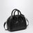 Mini sac cabas Antigona en cuir noir
