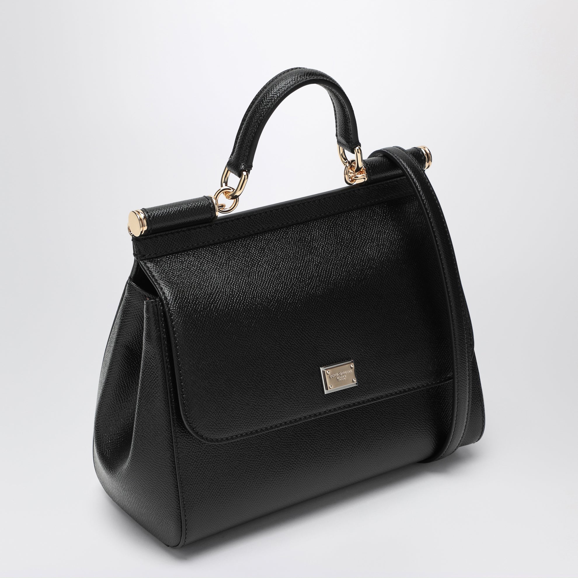 Große Handtasche Sicily in Schwarz