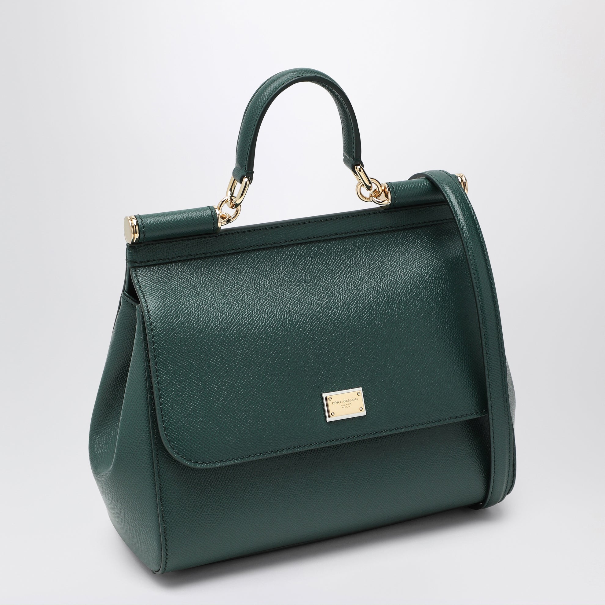 Große Handtasche Sicily in der Farbe Lago-Grün