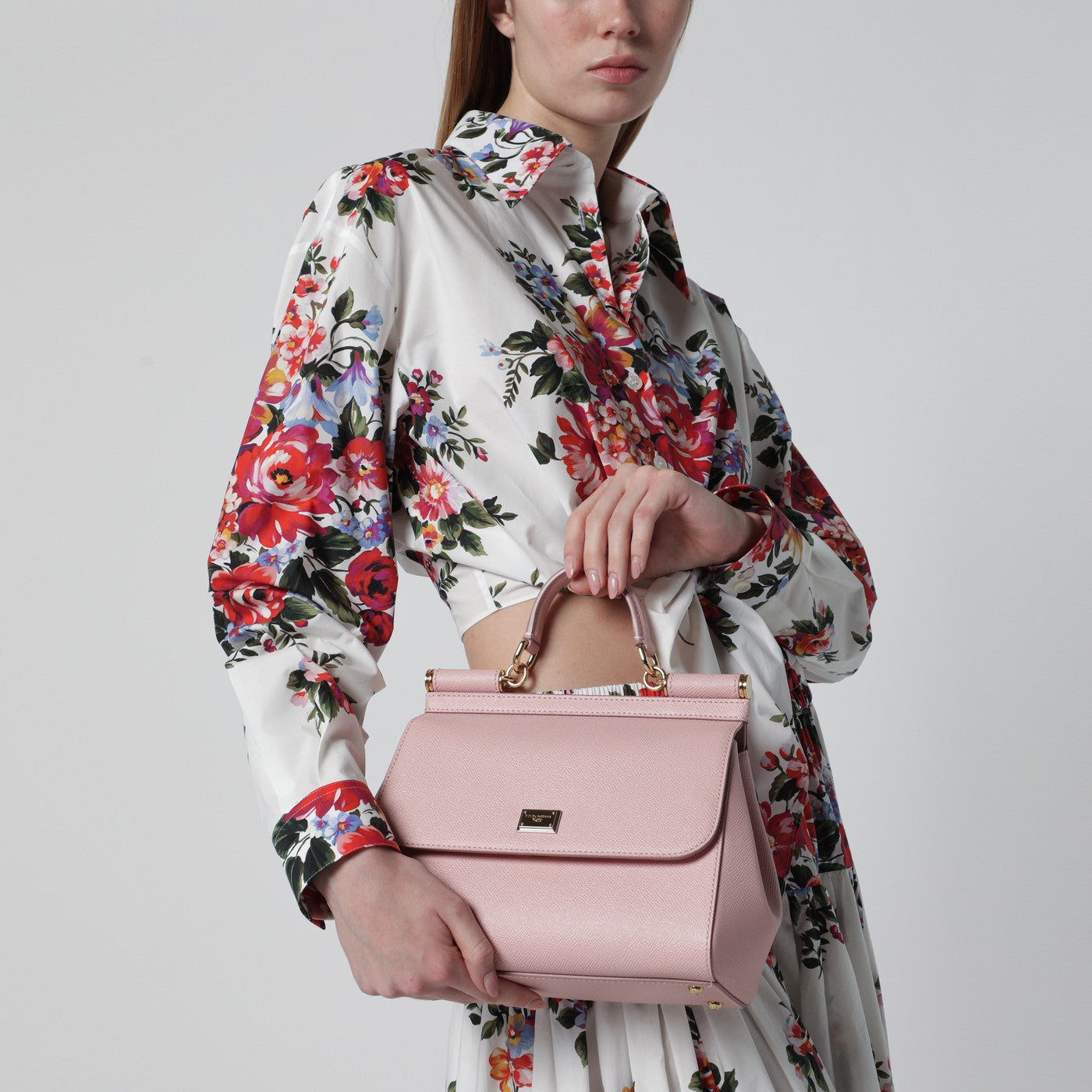 Dolce&Gabbana Large Sicily top-handle bag in pink | TheDoubleF