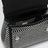 Borsa a mano Sicily piccola nera con cristalli