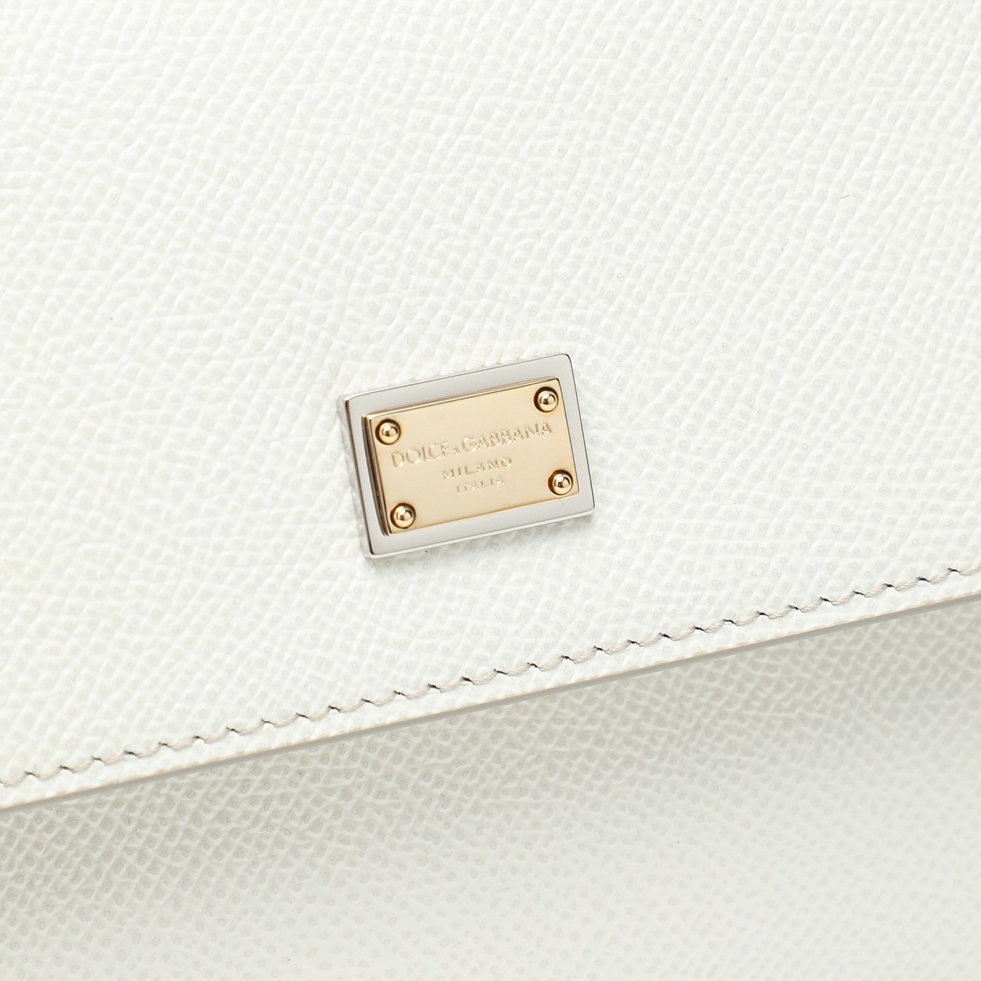 Sicily medium top-handle bag in white