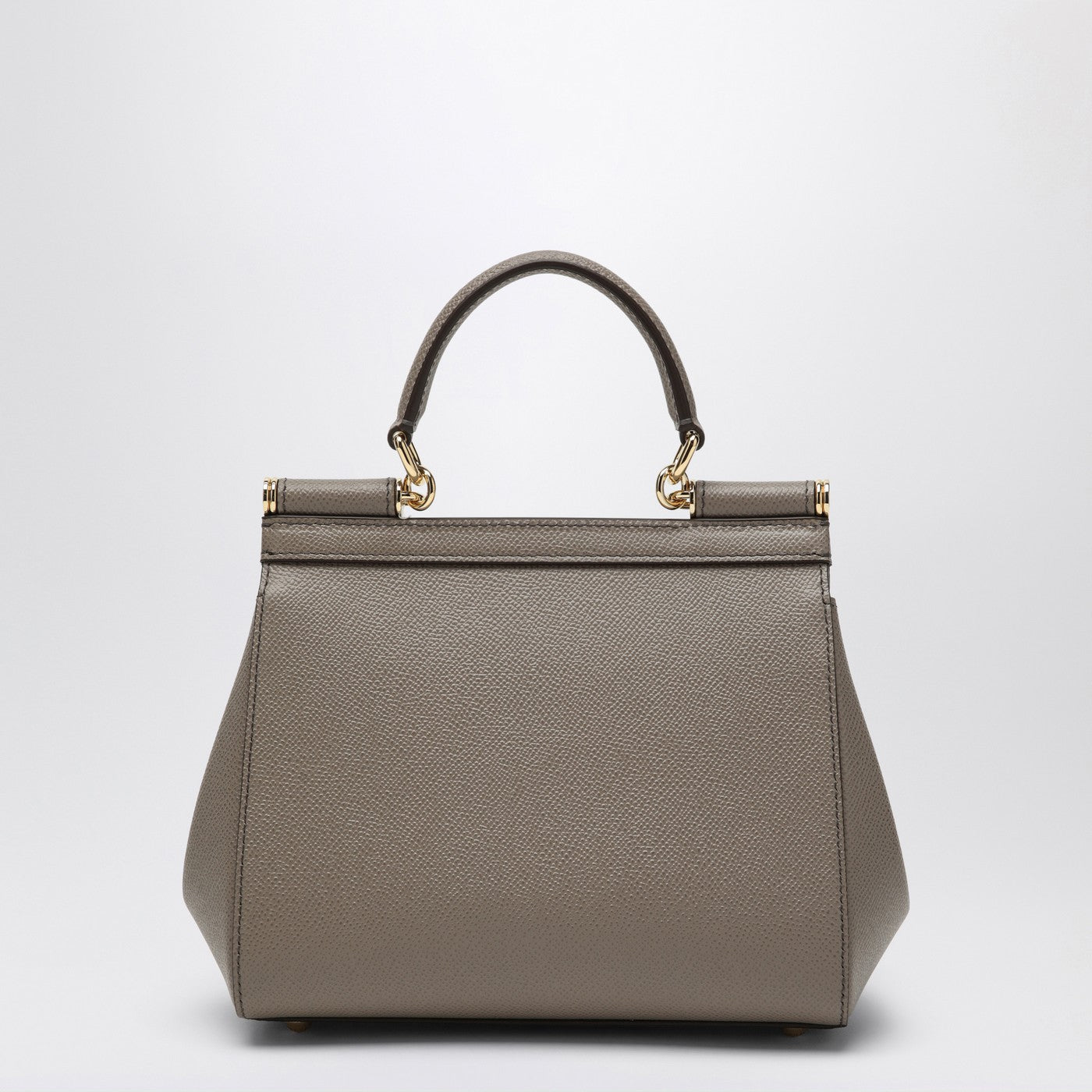 Medium Sicily handbag in light mud colour