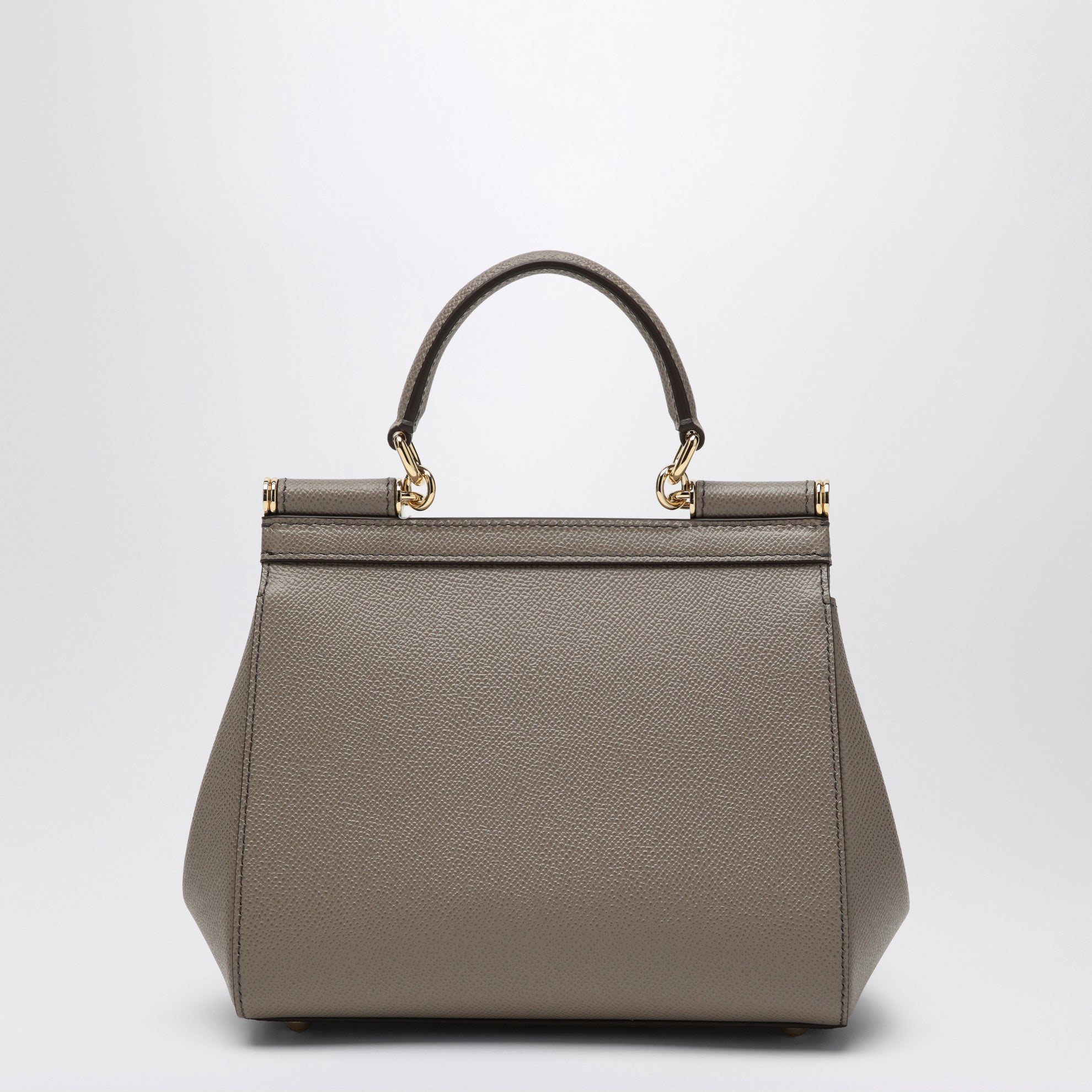 Medium Sicily handbag in light mud colour