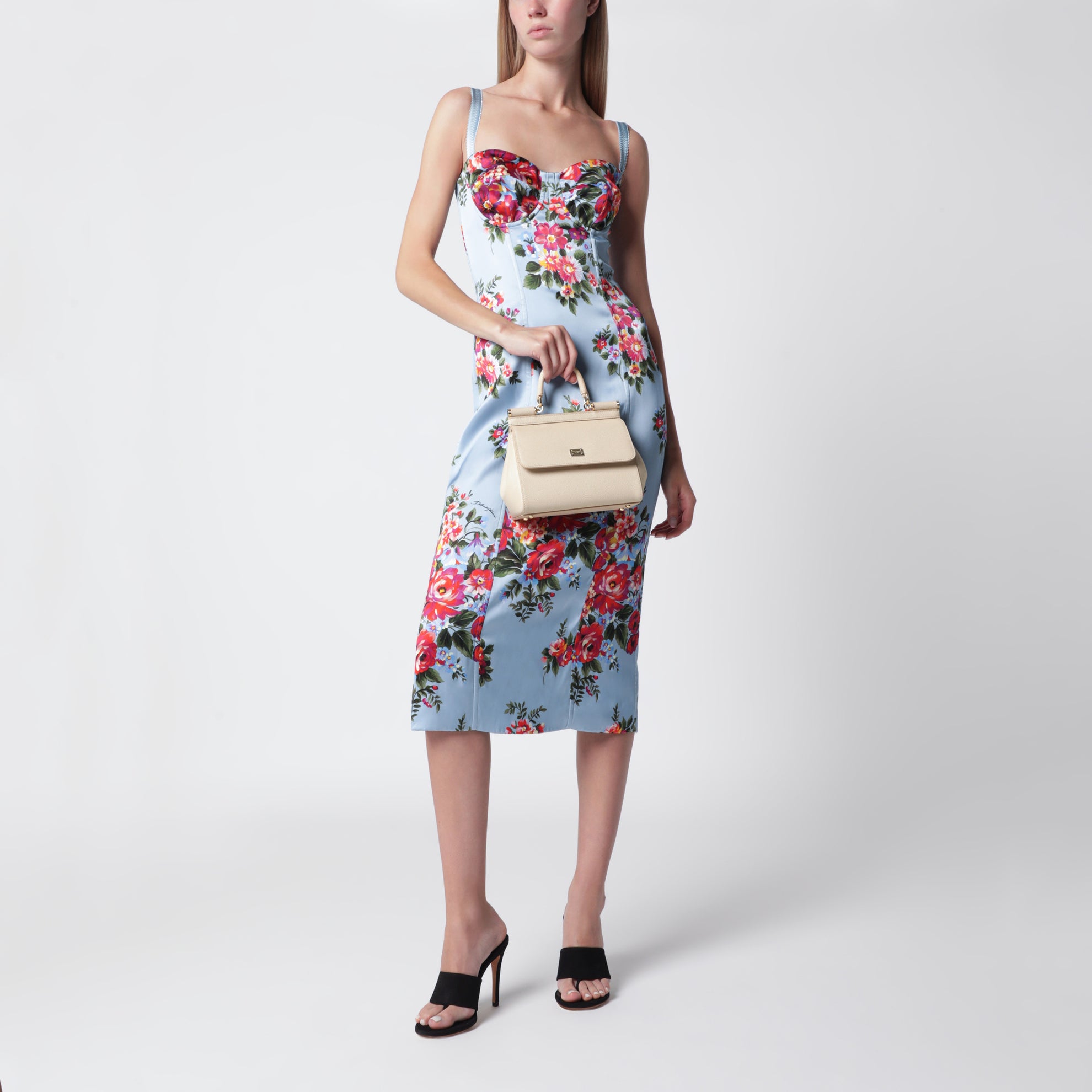 Sac à main Sicily moyen rose nude