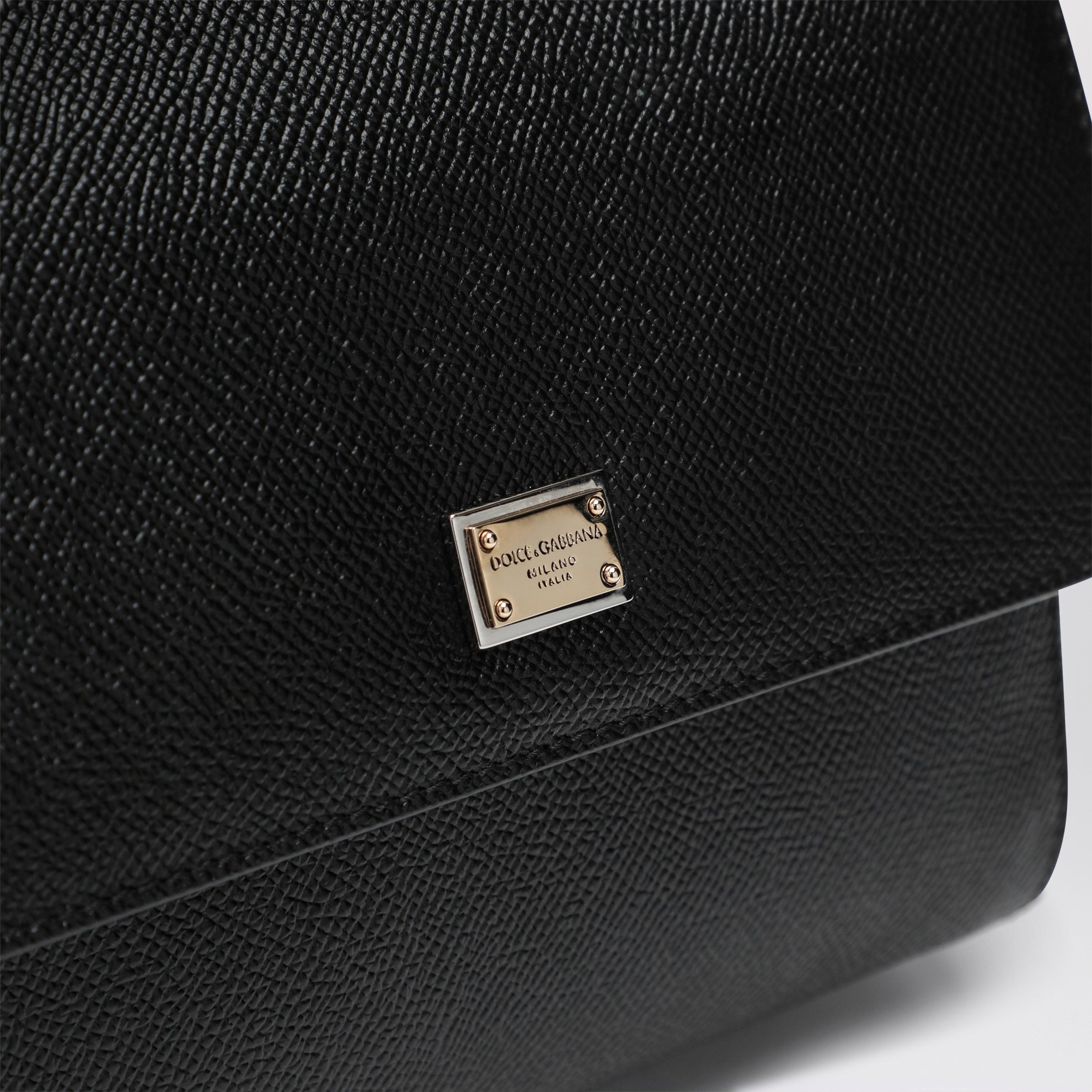 Medium black Sicily Hand Bag