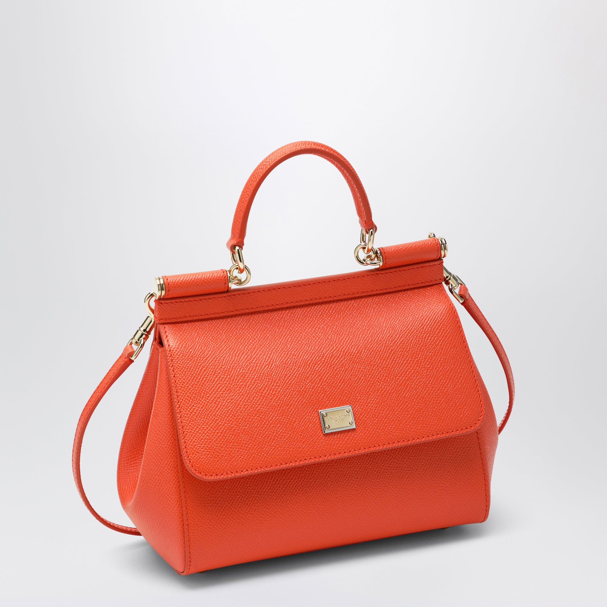 Medium orange Sicily handbag