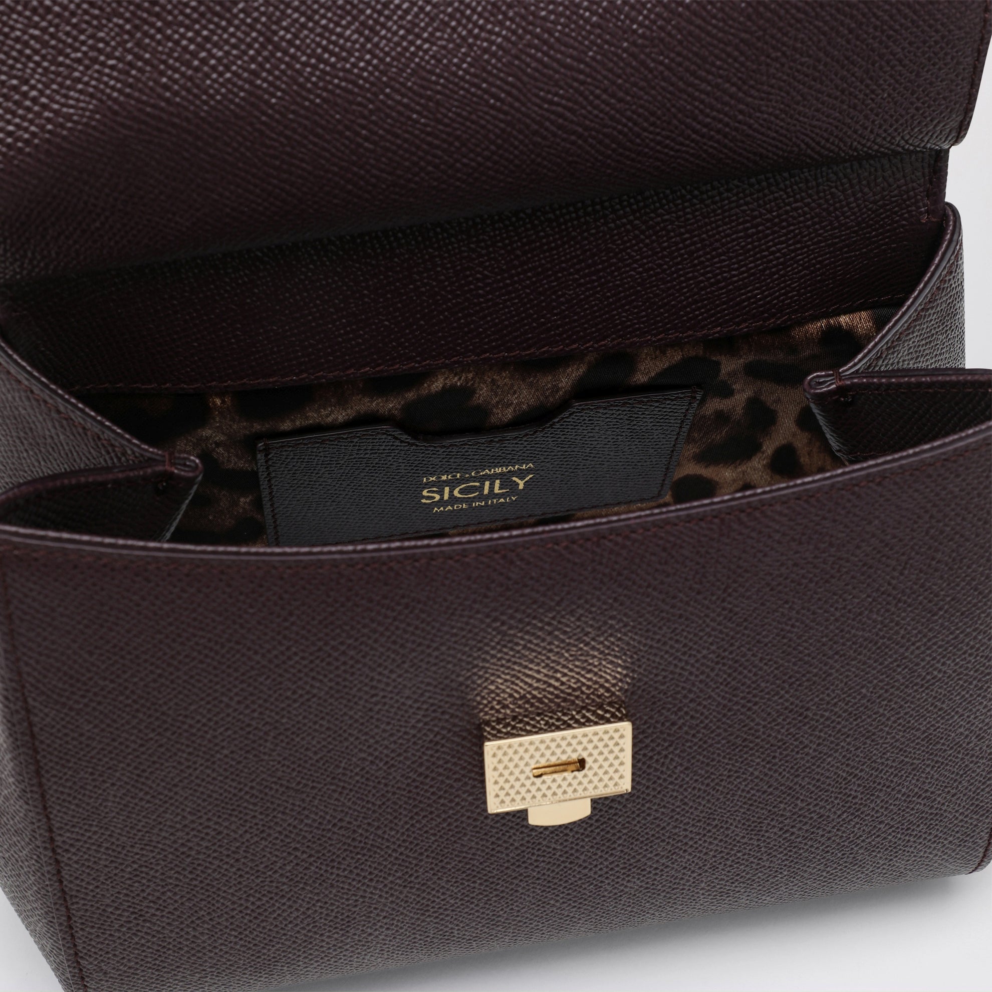 Medium Sicily handbag in must color