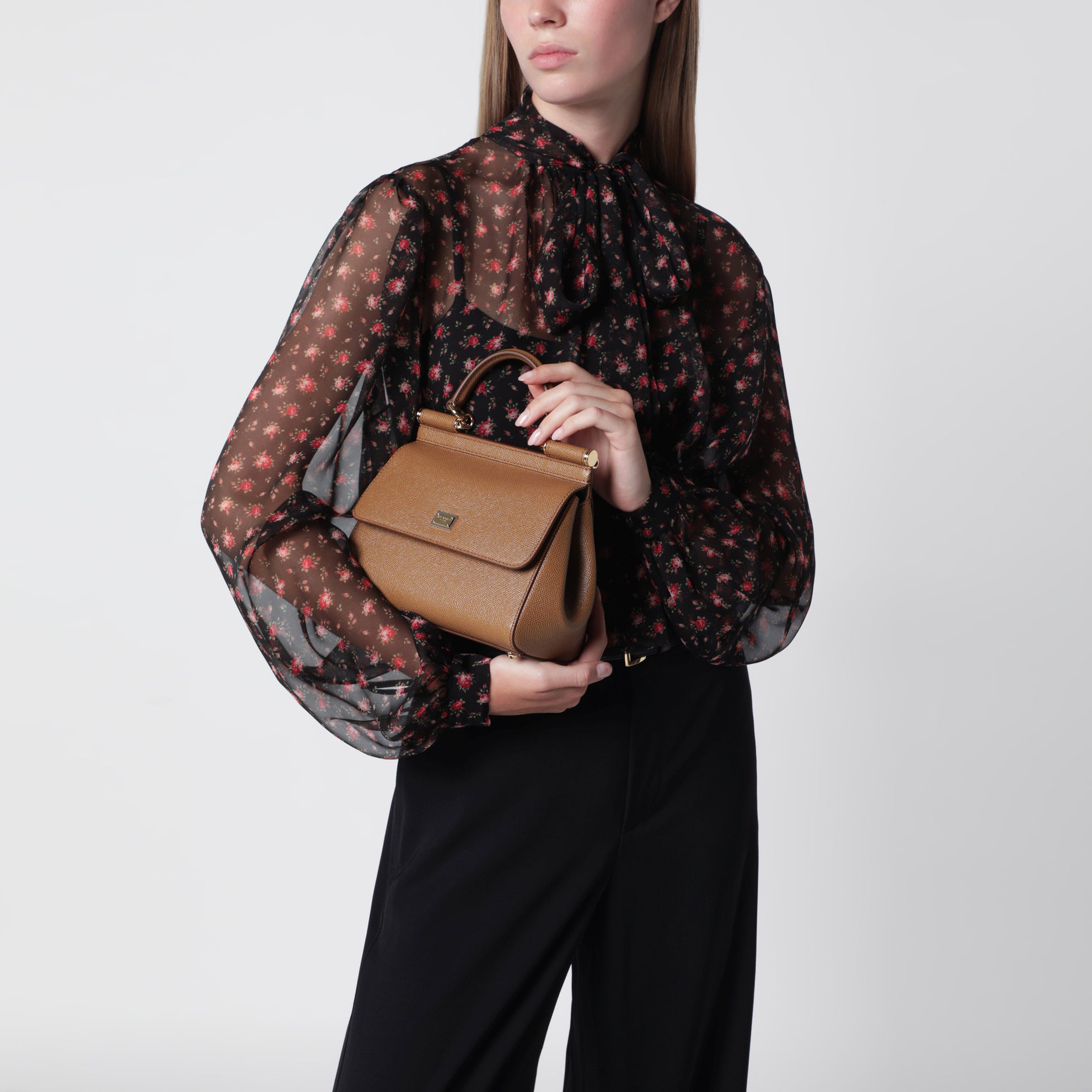 Medium caramel Sicily Hand Bag