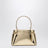 Trousse Antigona dorée en cuir effet miroir