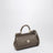 Small Sicily handbag in mud brown