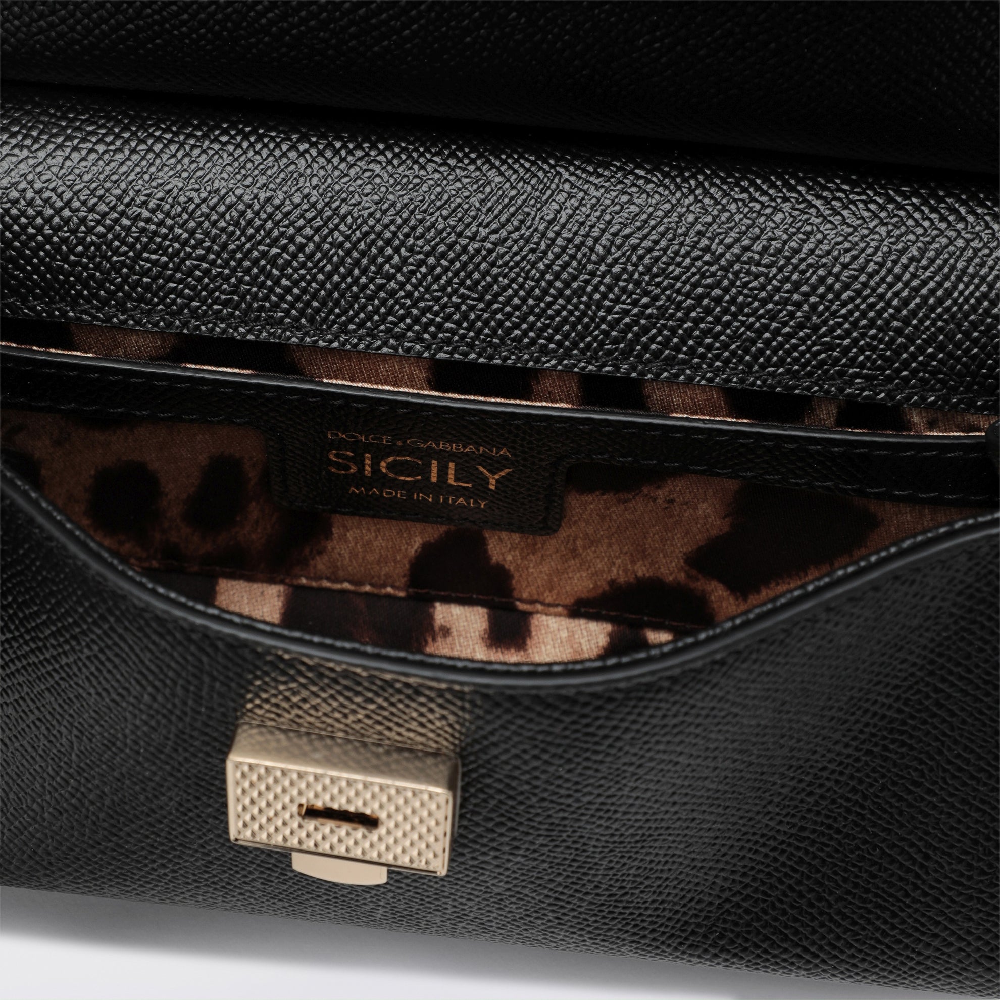 Small Sicily black handbag