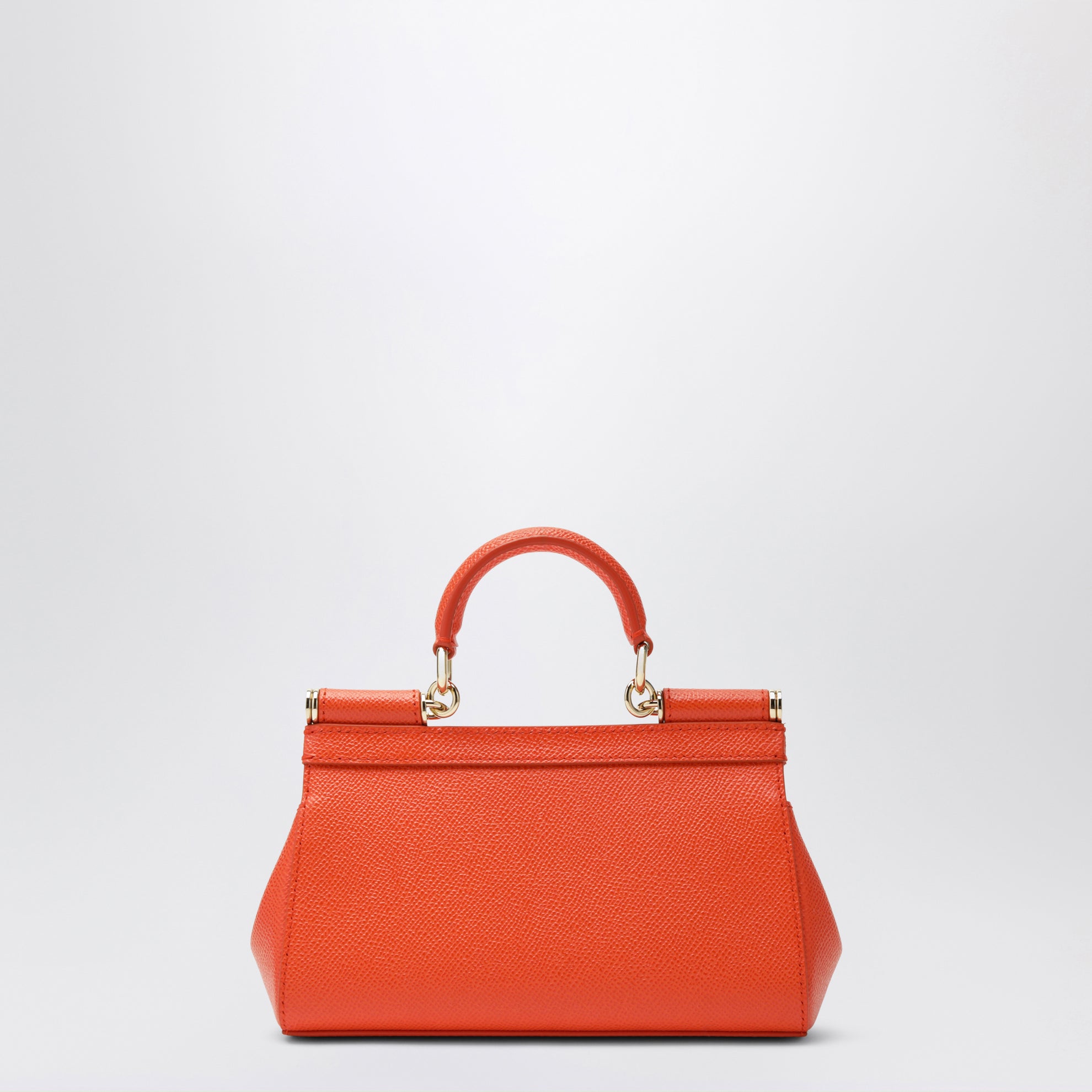Small orange Sicily handbag