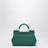 Small Sicily top-handle bag in emerald green