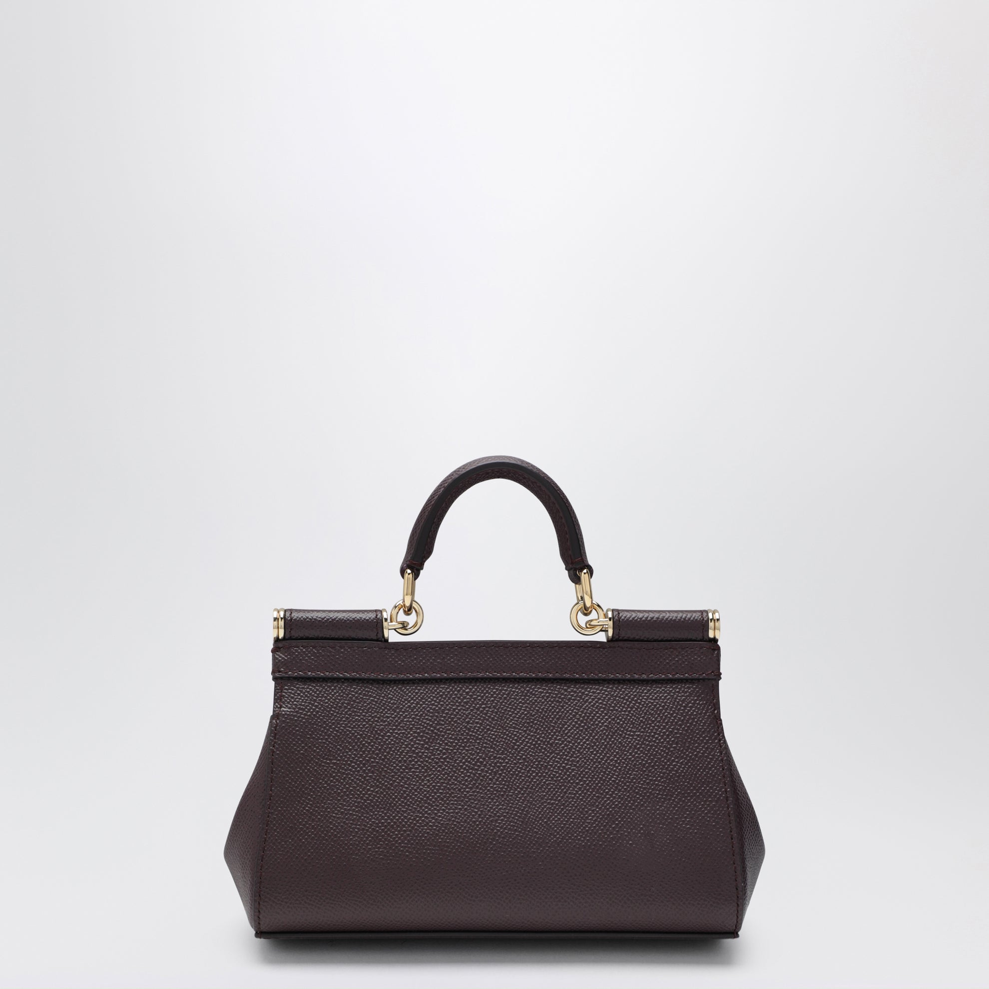 Borsa a mano Sicily piccola color mosto