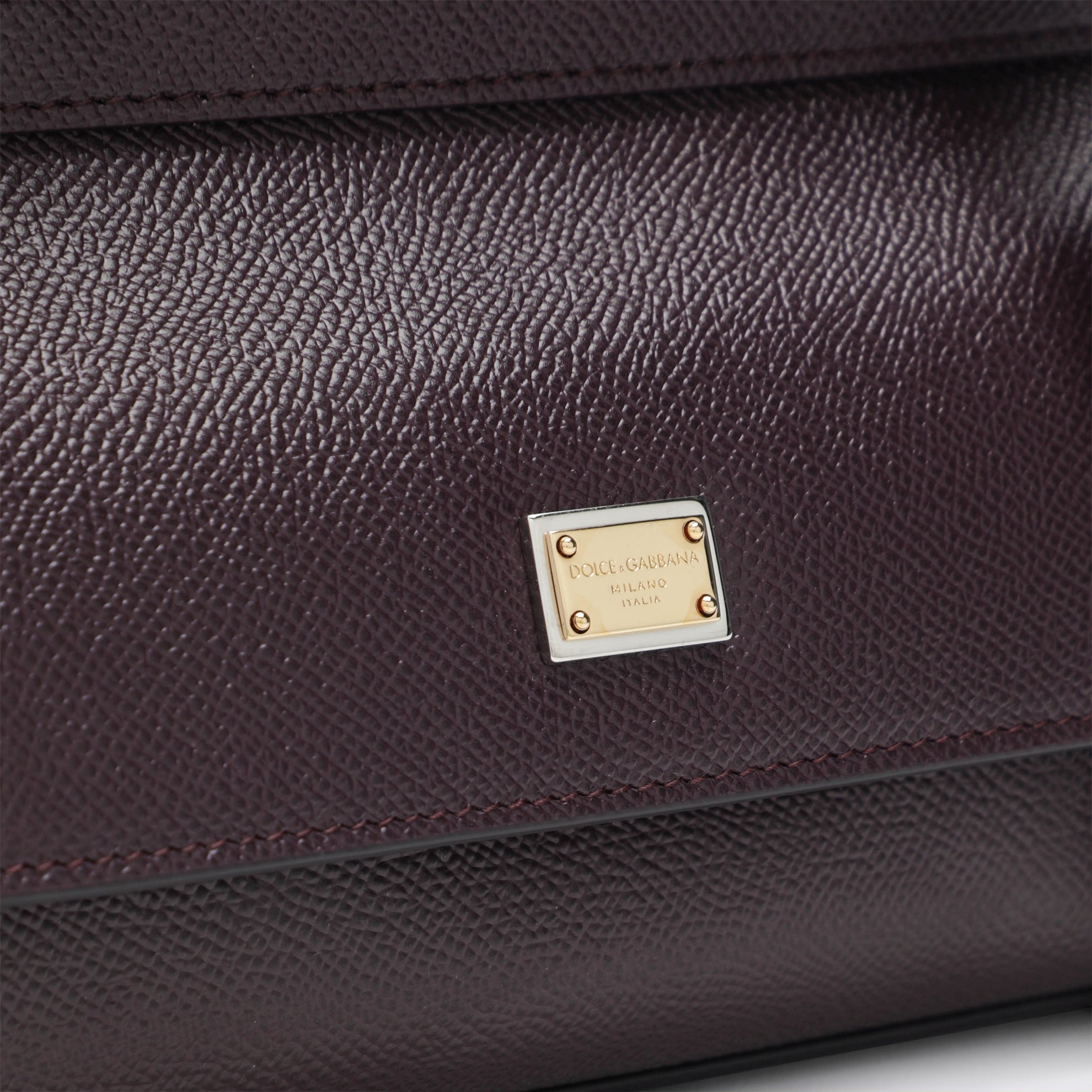 Borsa a mano Sicily piccola color mosto