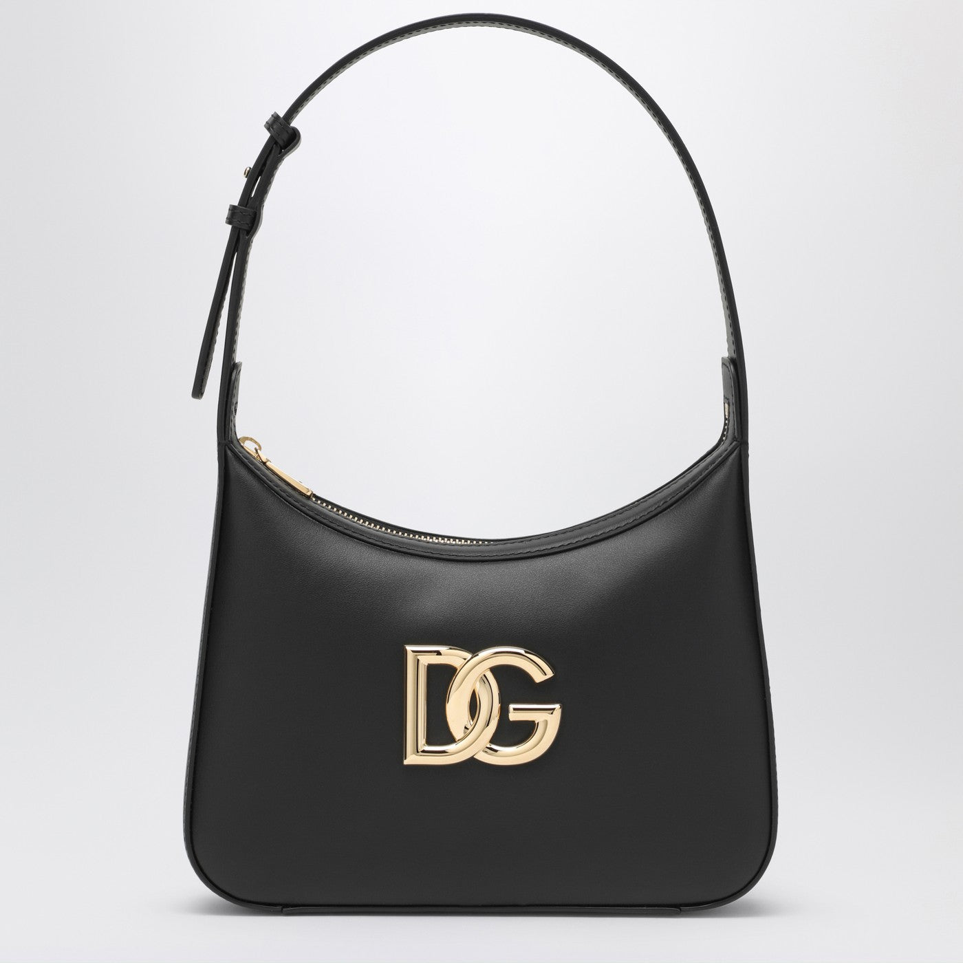 Borsa a spalla 3.5 nera in pelle