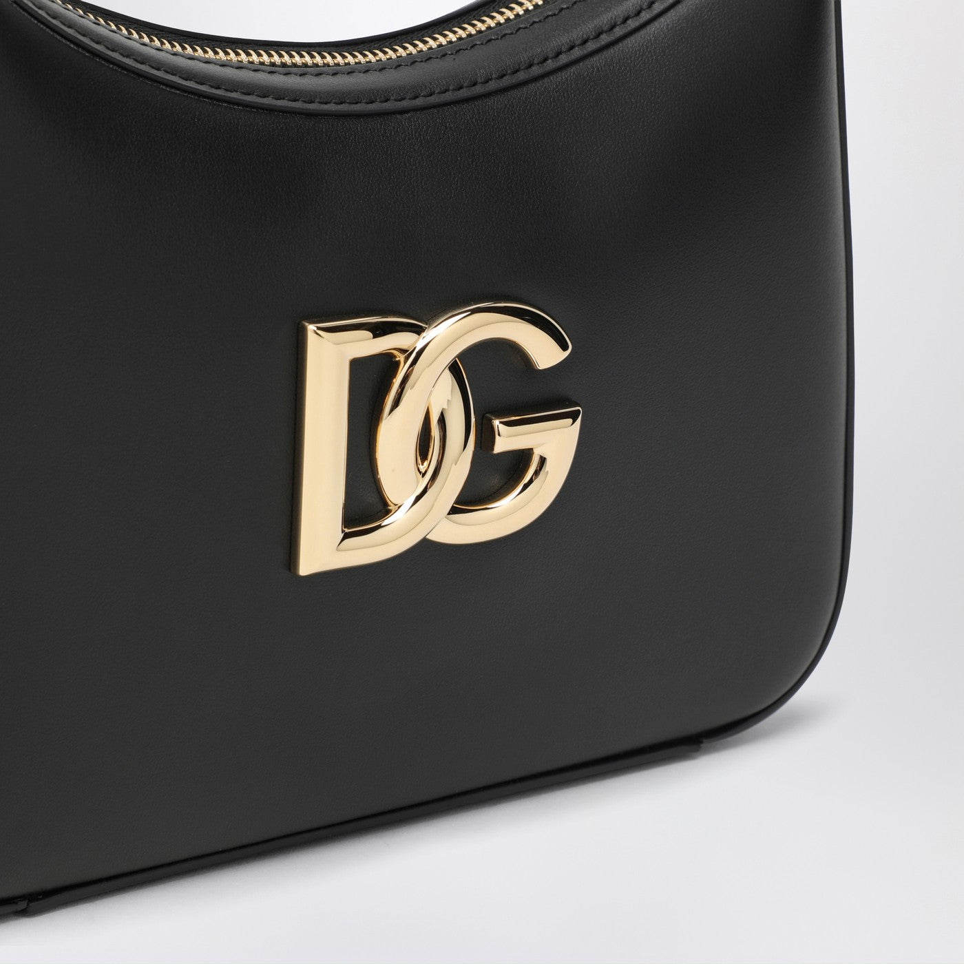 Borsa a spalla 3.5 nera in pelle