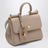 My Sicily small nude-colored plongé leather bag