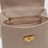 Borsa My Sicily piccola color nude in pelle plongé