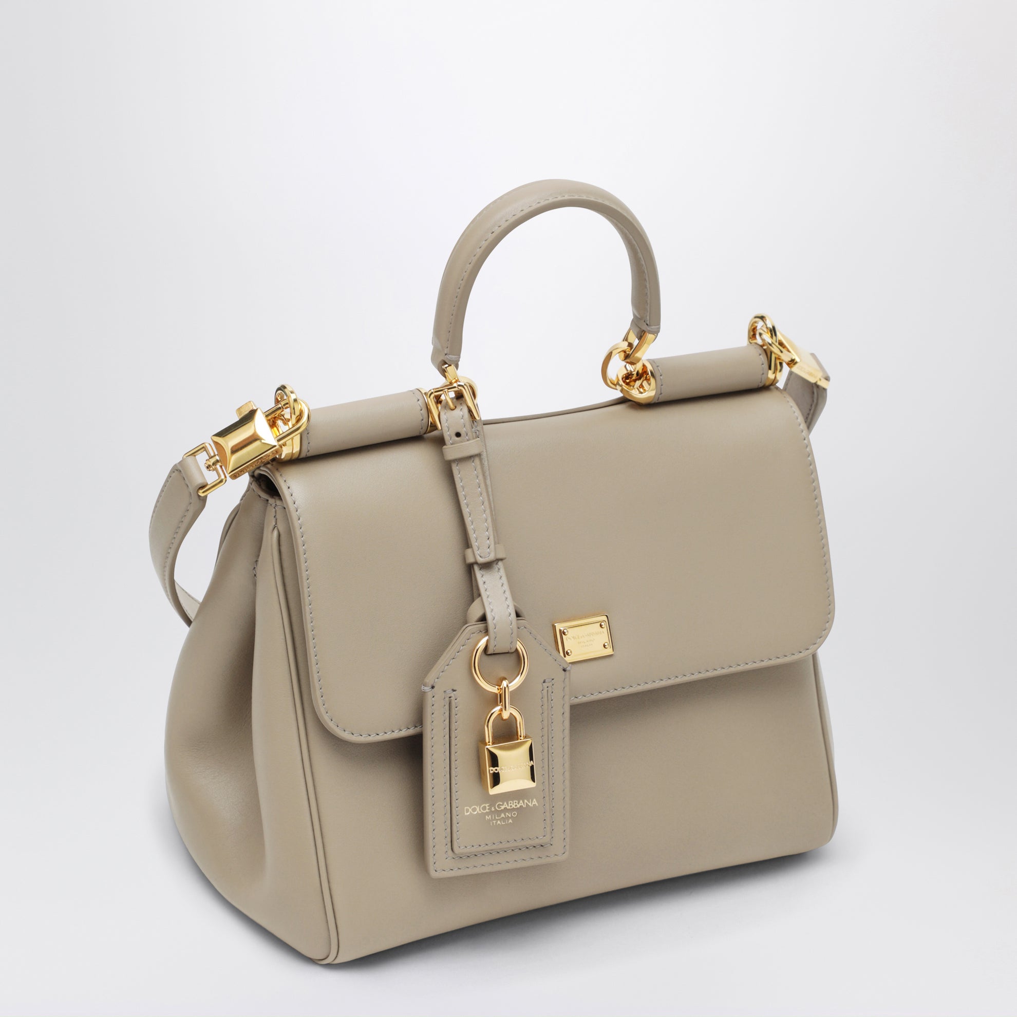 Borsa a spalla My Sicily in pelle nera