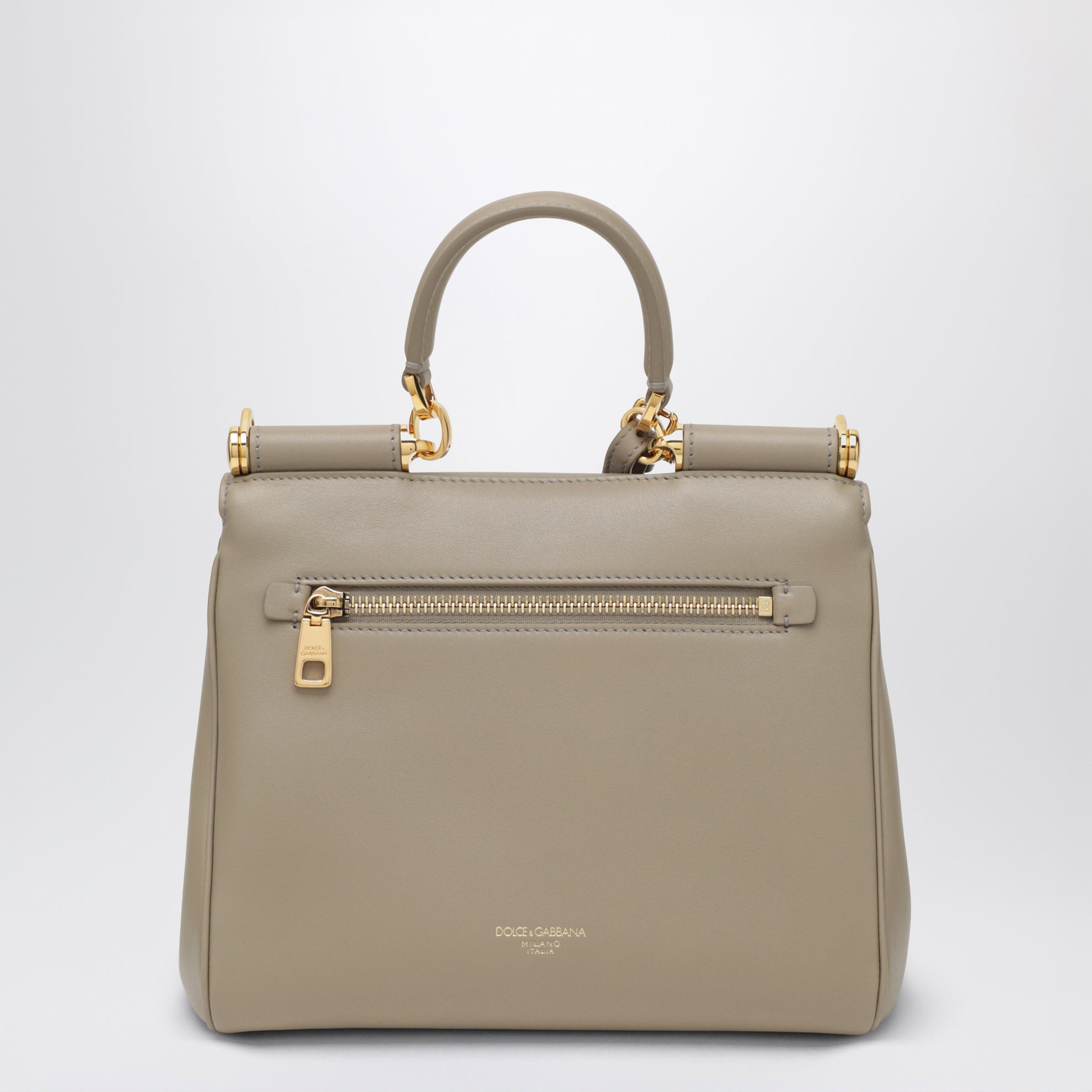 Borsa a spalla My Sicily in pelle nera