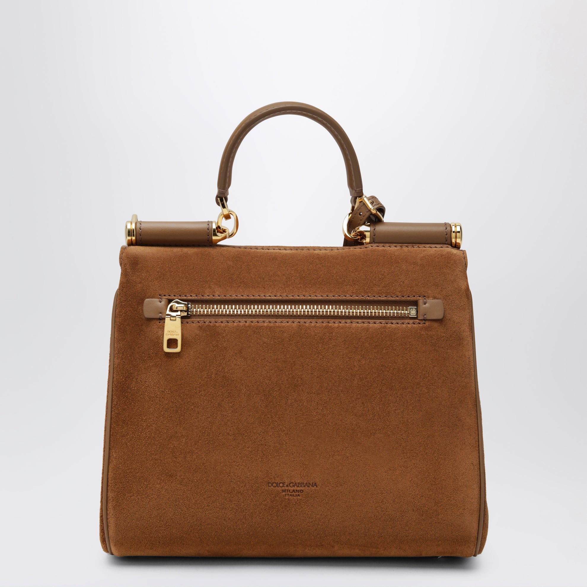 Small My Sicily Bag in Camel Split Leather