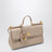 My Sicily medium nude-colored plongé leather bag