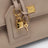 My Sicily mittelgroße Tasche in Nude aus Plongé-Leder