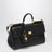 Borsa My Sicily media nera in pelle plongé