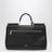 Borsa My Sicily media nera in pelle plongé
