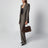 Brown suede leather bag My Sicily
