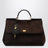 My Sicily große Tasche aus wildleder in Ebenholzbraun