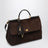 My Sicily große Tasche aus wildleder in Ebenholzbraun