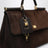 My Sicily große Tasche aus wildleder in Ebenholzbraun